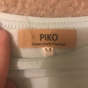 Piko- Sea Foam Green Cap Sleeve tunic/top (Medium)